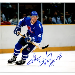 Peter Stastny Quebec Nordiques Autographed 8x10