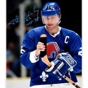 Peter Stastny Quebec Nordiques Autographed 8x10