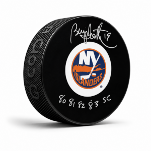 Bryan Trottier New York Islanders Autographed Puck