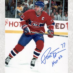 Pierre Turgeon Montreal Canadiens Autographed 8x10