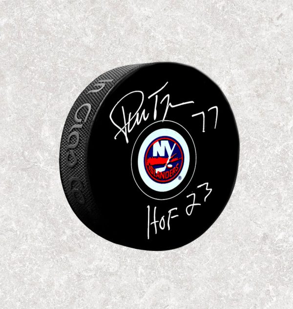 Pierre Turgeon New York Islanders Autographed Puck