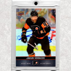 Jakub Voracek Philadelphia Flyers 2019-20 Upper Deck Tim Hortons #113 Autographed Card