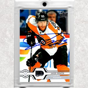 Jakub Voracek Philadelphia Flyers 2019-20 Upper Deck #73 Autographed Card