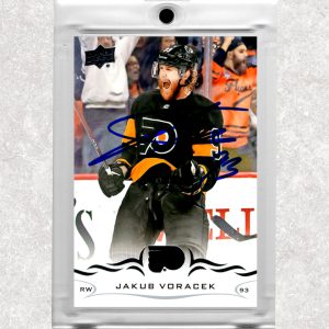 Jakub Voracek Philadelphia Flyers 2018-19 Upper Deck #388 Autographed Card
