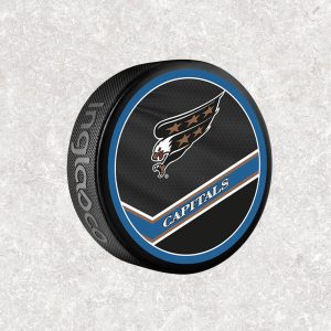 Olaf Kolzig Washington Capitals Reverse Retro Autographed Puck