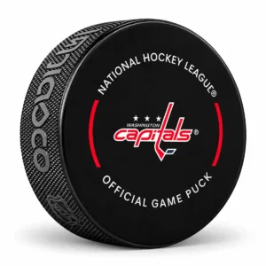 Rod Langway Pre-Order Washington Capitals NHL Official Game Autographed Puck