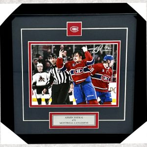 Arber Xhekaj Montreal Canadiens Autographed 8x10  Framed