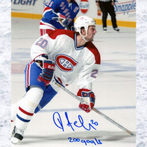 Richard Zednik Montreal Canadiens Autographed 8x10