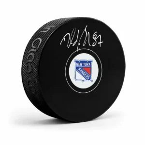 Donald Brashear New York Rangers Autographed Puck