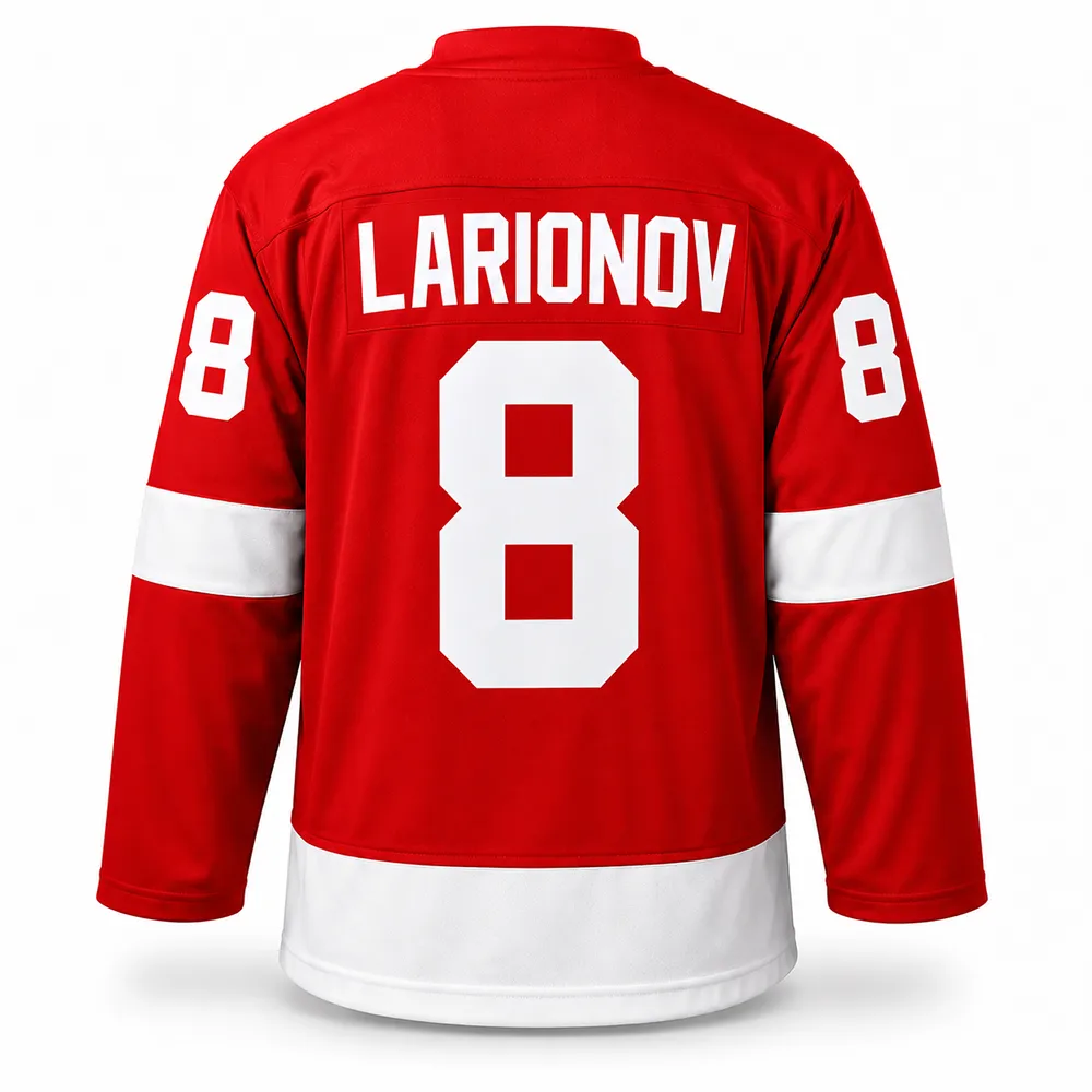 Igor Larionov Pre- Order Detroit Red Wings Autographed Replica Jersey